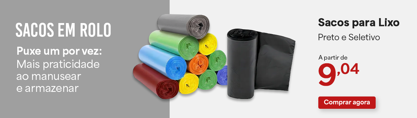 Sacos para Lixo em Rolo